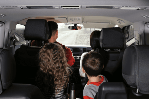 Familia de viaje